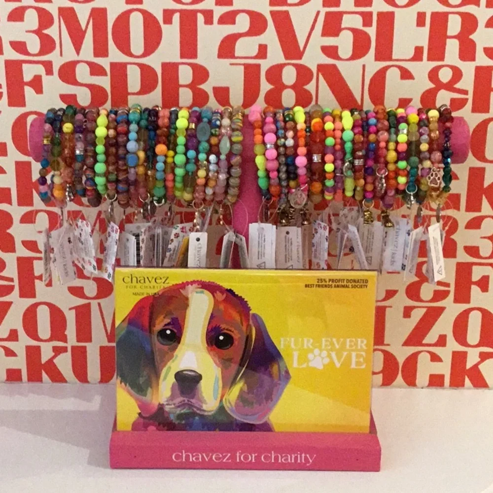 Chavez for Charity Dog Charm Bracelet, NWT